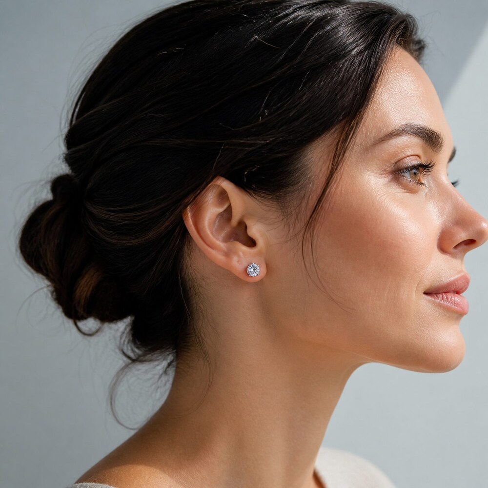 TIFFANY&CO Timeless Earrings Style 1 | New with Box - Picture 9 of 9